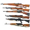 Image 3 : Six Military Style Long Guns -A) Egyptian Model 42 Hakim Semi-Automatic Rifle