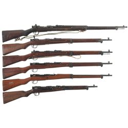 Six Japanese Bolt Action Long Arms -A) Kokura Type 38 Rifle