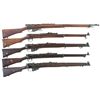 Image 1 : Five Enfield Bolt Action Rifles -A) BSA "Long" Lee-Enfield Rifle