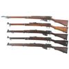 Image 2 : Five Enfield Bolt Action Rifles -A) BSA "Long" Lee-Enfield Rifle