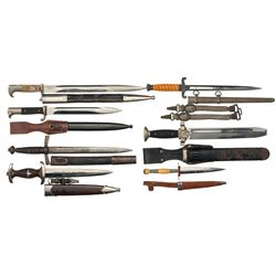 Seven German/Nazi Style Edged Weapons