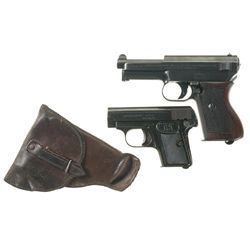 Two European Semi-Automatic Pistols -A) Mauser Model 1914 Pistol