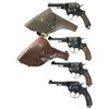 Image 1 : Four European Double Action Revolvers -A) V. Bernardelli Revolver with Holster