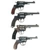 Image 2 : Four Double Action Revolvers -A) Nagant Model 1895 Revolver with Holster