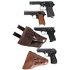 Image 1 : Four European Semi-Automatic Pistols -A) CZ Model 1938 Pistol