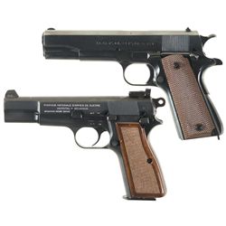 Two Argentine-Marked Semi-Automatic Pistols -A) Argentine Army Model 1927 Pistol
