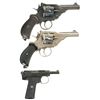 Image 2 : Three Webley Handguns -A) Webley Mark I Double Action Revolver