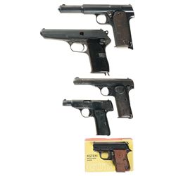 Five European Semi-Automatic Pistols -A) Astra Model 1921 (400) Pistol
