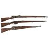 Image 1 : Three Military Bolt Action Rifles -A) Swiss Vetterli Model 1871 Rifle