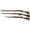Image 2 : Three Military Bolt Action Rifles -A) Swiss Vetterli Model 1871 Rifle