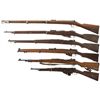 Image 2 : Five Military Bolt Action Rifles and One Carbine -A) Amberg Model 71 Rifle