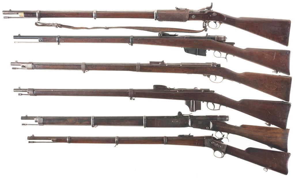 Six Military Rifles -A) Tower Snider Breech Loading Rifle