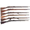 Image 1 : Six Military Style Rifles -A) Amberg Arsenal Model 71 Bolt Action Rifle
