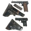 Image 1 : Collector's Lot of Two Nazi Proofed European Semi-Automatic Pistols with Holsters -A) Astra Model 60