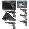 Image 1 : Seven Semi-Automatic Pistols -A) Erma EP 22 Luger