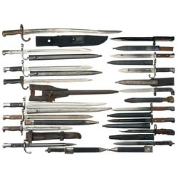 Collector's Lot of European Bayonets