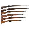 Image 1 : Six Rifles -A) Turkish 1903 Mauser Bolt Action Rifle