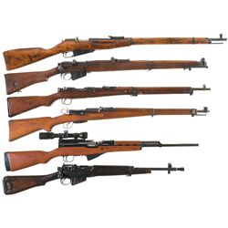 Six Rifles -A) Mosin Nagant Model 91/30 Bolt Action Rifle