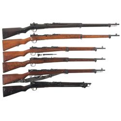 Six World War II Japanese Bolt Action Long Arms -A) Kokura Type 38 Rifle