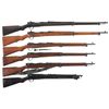 Image 1 : Six World War II Japanese Bolt Action Long Arms -A) Kokura Type 38 Rifle
