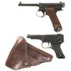 Image 1 : Two World War II Japanese Semi-Automatic Pistols -A) Nagoya Arsenal Type 14 Pistol