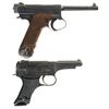 Image 2 : Two World War II Japanese Semi-Automatic Pistols -A) Nagoya Arsenal Type 14 Pistol