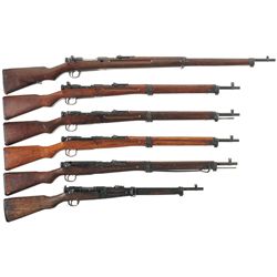 Six World War II Japanese Bolt Action Long Arms -A) Kokura Type 38 Rifle
