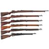 Image 1 : Six World War II Japanese Bolt Action Long Arms -A) Kokura Type 38 Rifle