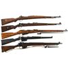 Image 1 : Four Military Bolt Action Rifles and One Carbine -A) Yugoslavian Model 24/47 Rifle
