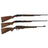 Image 1 : Three Sporting Rifles -A) Remington Model 121 Fieldmaster Slide Action Rifle
