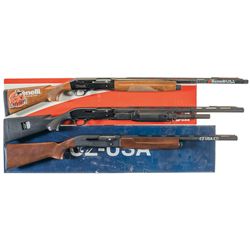 Three Semi-Automatic Shotguns -A) Benelli Sport Model Shotgun with Box