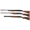 Image 2 : Three Shotguns -A) Winchester Model 12 Trap Grade Slide Action Shotgun