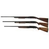 Image 2 : Three Single Barrel Shotguns -A) Remington Model 10 Slide Action Shotgun