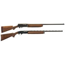 Two Remington Semi-Automatic Shotguns -A) Remington Sportsman Shotgun