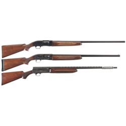 Three Semi-Automatic Shotguns -A) Winchester Model 50 Shotgun