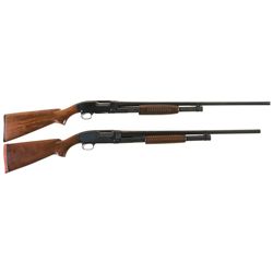 Two Winchester Model 12 Slide Action Shotguns -A) Winchester Model 12 Shotgun