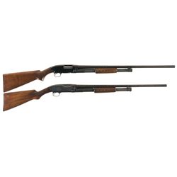 Two Winchester Model 12 Slide Action Shotguns -A) Winchester Model 12 Shotgun