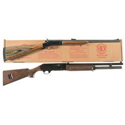 Two Long Guns -A) New England Firearms Handi-Rifle SB2 Single Shot Rifle