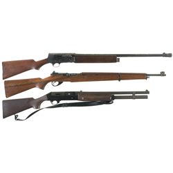 Three Semi-Automatic Long Guns -A) U.S. Marked Remington Model 11 Shotgun