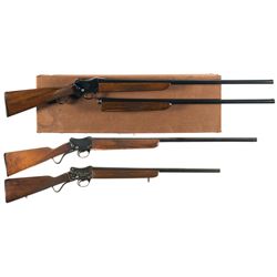Collector's Lot of Three Martini Action Style Long Guns -A) W.W. Greener GP Two Barrel Set Shotgun w