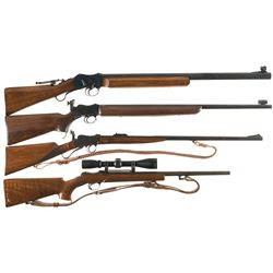 Collector's Lot of Four Martini Action Style Long Guns -A) Custom Turkish Peabody Martini Rifle