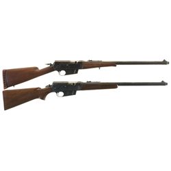 Two Remington Semi-Automatic Rifles -A) Remington Model 8 Rifle