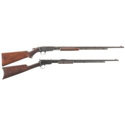 Collector's Lot of Two Winchester Slide Action Rifles -A) Winchester Model 61 Rifle