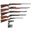 Image 1 : Five Long Guns and Two Semi-Automatic Pistols -A) Winchester Model 67A Bolt Action Rifle