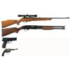 Image 1 : Four Firearms -A) Weatherby Mark XXII Semi-Automatic Rifle with Scope