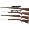 Image 2 : Four Bolt Action Rifles -A) Kimber 22 Series Hunter with Leupold Scope