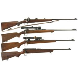 Four Bolt Action Rifles -A) Mauser Sporting Rifle
