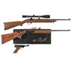 Image 1 : Two Semi-Automatic Long Guns and One Pistol -A) Ruger Model 44 Carbine with Scope