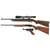 Image 2 : Two Semi-Automatic Long Guns and One Pistol -A) Ruger Model 44 Carbine with Scope