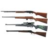 Image 2 : Four Sporting Rifles -A) Remington Model 572 Fieldmaster Routledge Bore Slide Action Rifle